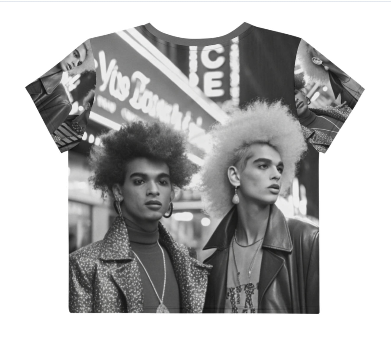 90s Punk Scene- CROP TEE