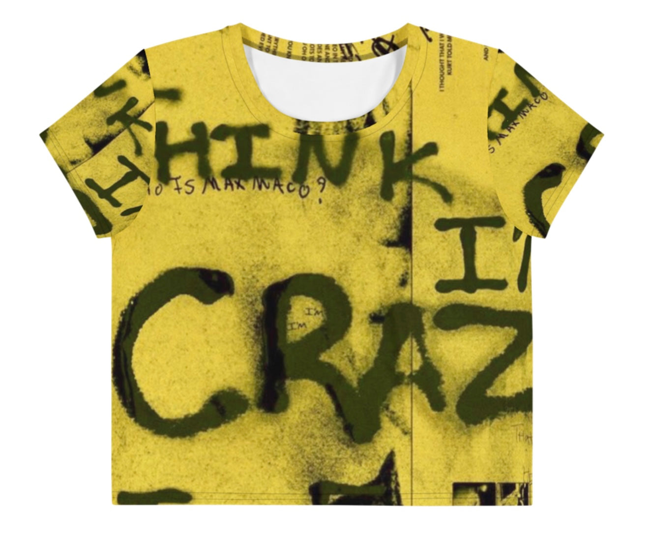CRAZED- CROP TEE