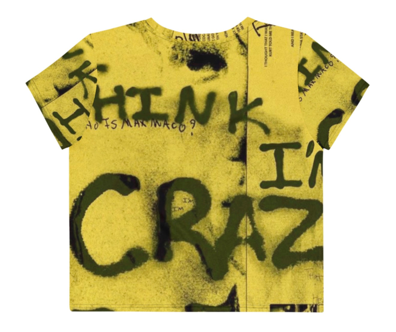 CRAZED- CROP TEE