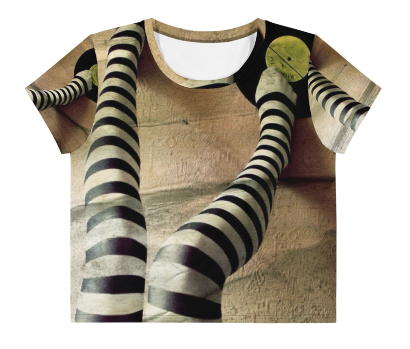 LEGS- CROP TEE