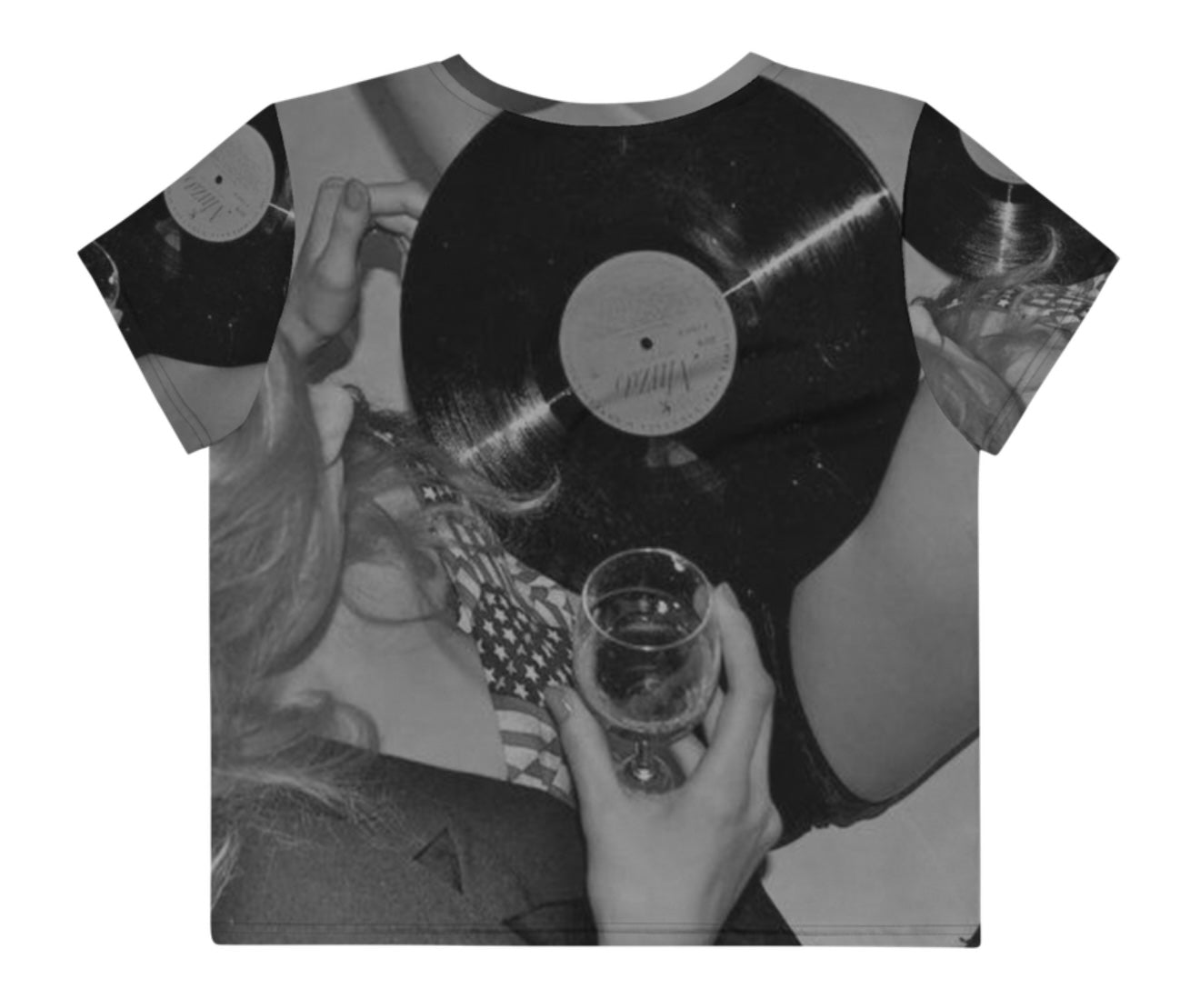 VINYL- CROP TEE