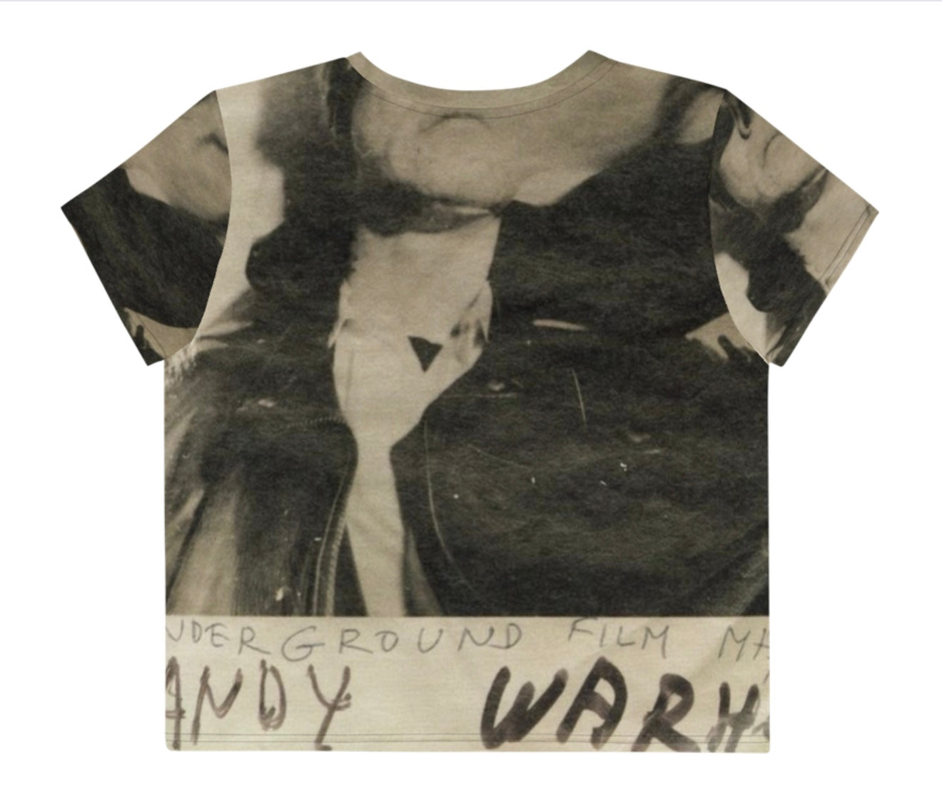 WARHOL- UNDERGROUND- CROP TEE