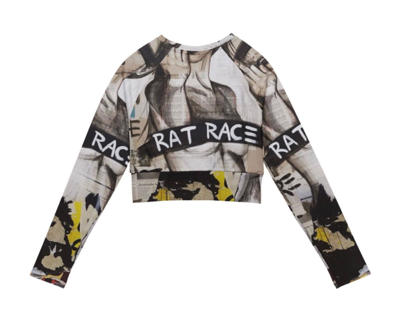 RATRACE-LONG SLEEVE CROP