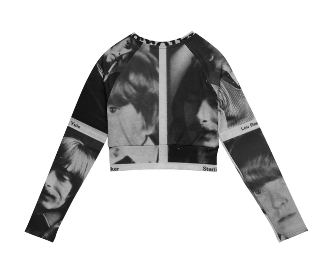 VELVET UNDERGROUND- LONG SLEEVE CROP TEE