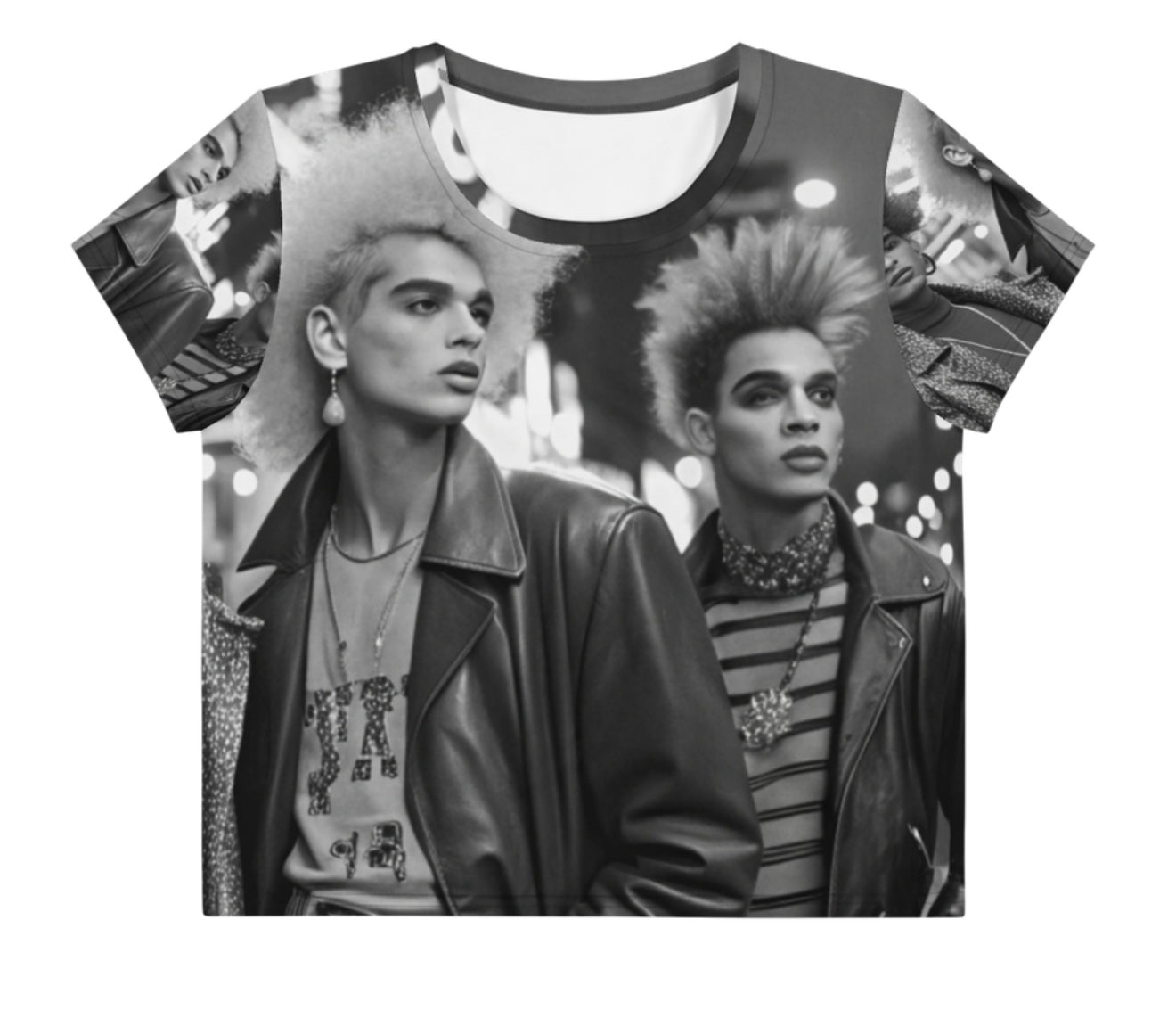 90s Punk Scene- CROP TEE