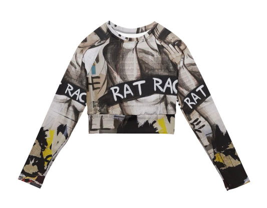 RATRACE-LONG SLEEVE CROP